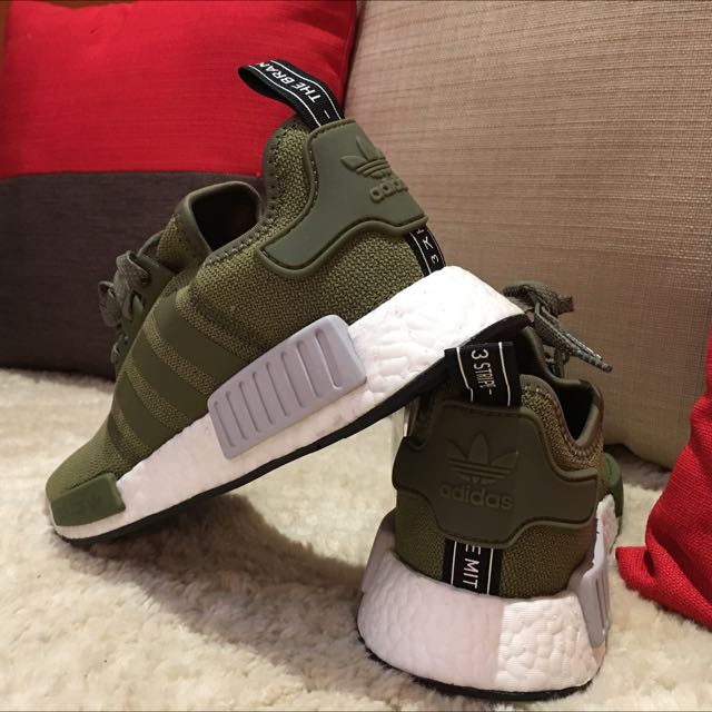 Adidas nmd online olive cargo green