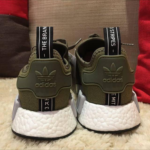 ADIDAS NMD R1 OLIVE CARGO GREEN BB2790 BRAND