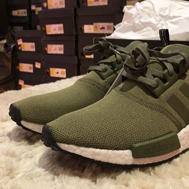 ADIDAS NMD R1 OLIVE CARGO GREEN BB2790 BRAND