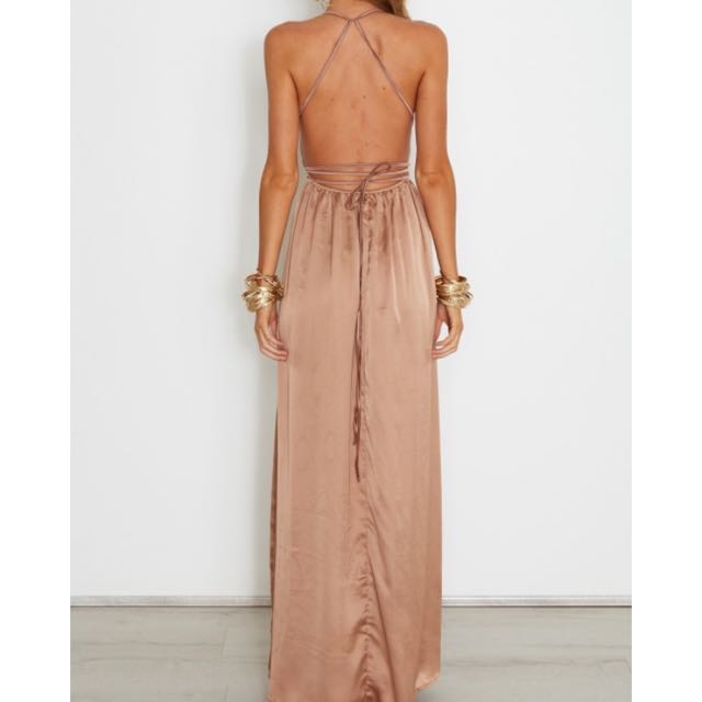 Akela maxi deals dress bronze