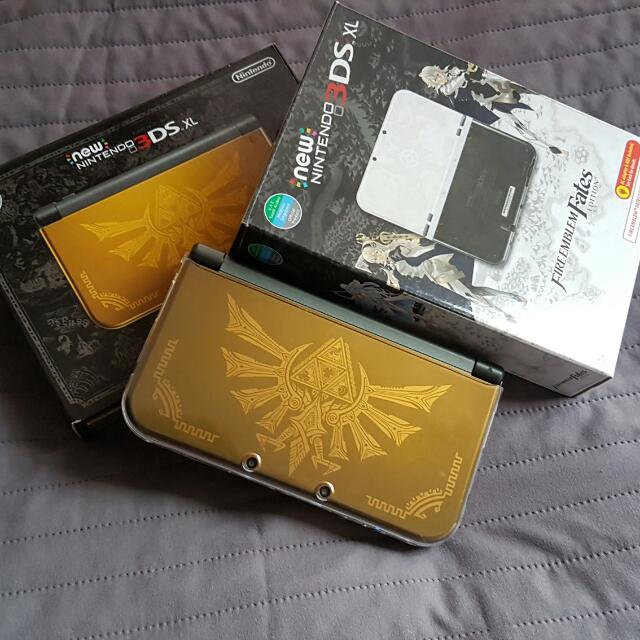 nintendo 3ds xl zelda hyrule gold edition