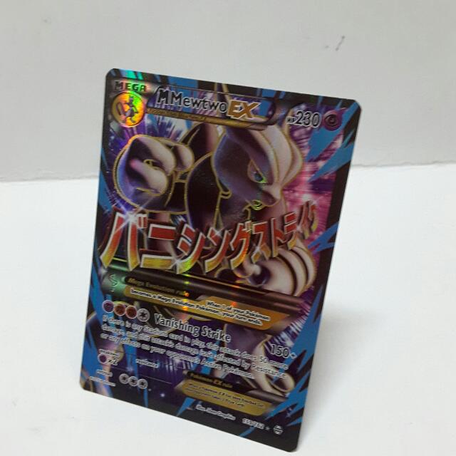 Pokemon Xy Breakthrough M Mewtwo Ex 159 162 Full Art Ultra Rare Toys Games Board Games Cards On Carousell