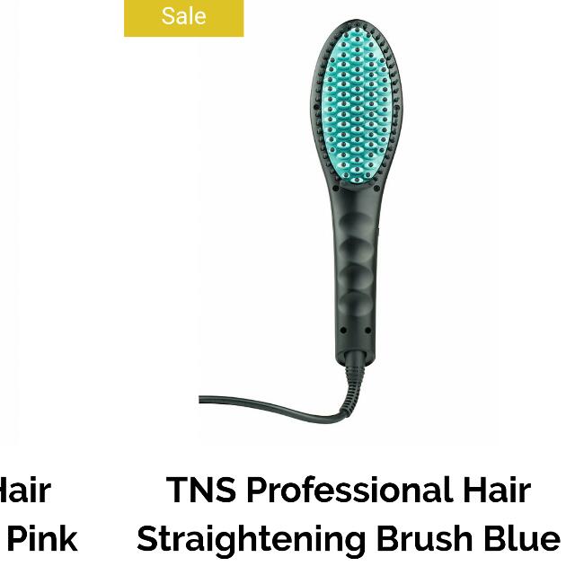 Tns hair straightener brush review clearance