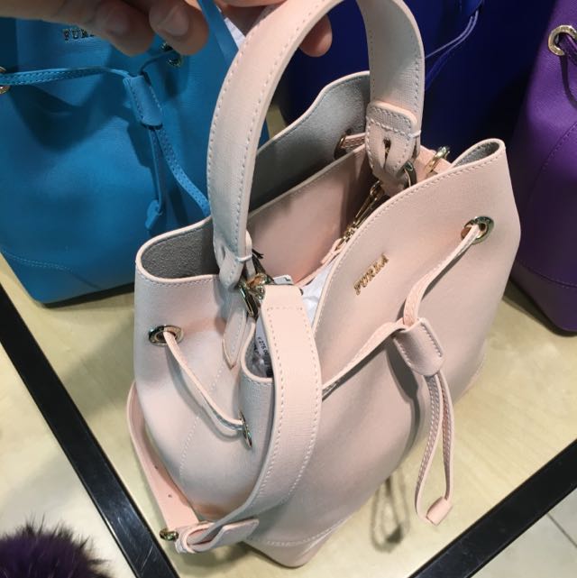 Furla drawstring new arrivals tote