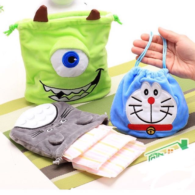 cartoon drawstring bag