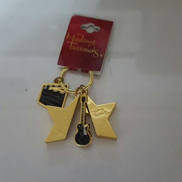 Madame Tussauds Metal Keychain Key Ring Souvenir 
