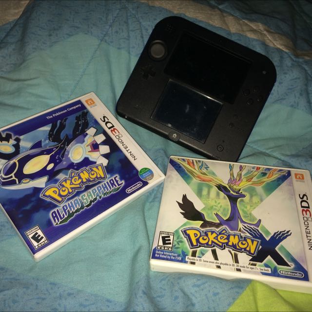 Nintendo 2DS Pokemon X Pokemon Alpha Sapphire Price Negotiable