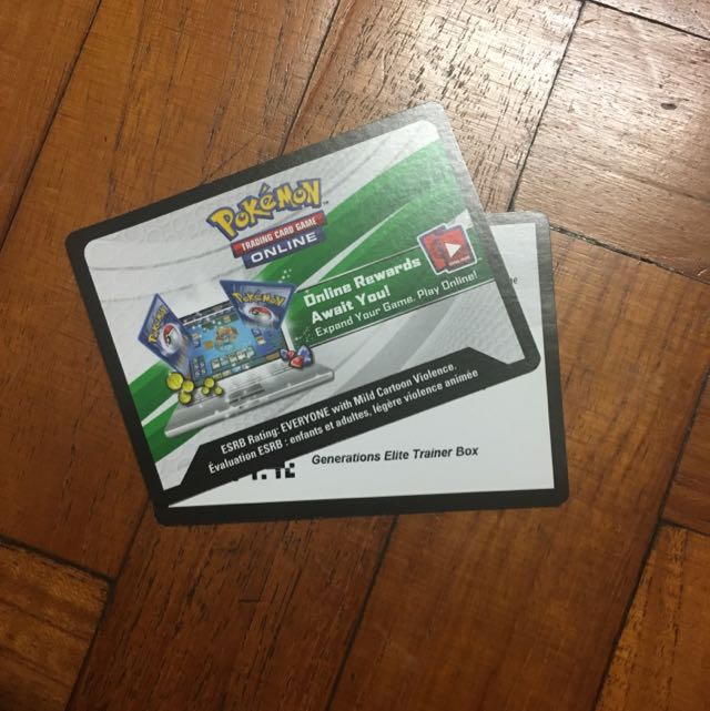 Pokemon TCG online Generations Code Cards, Hobbies & Toys, Toys & Games