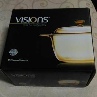 Visions 晶彩透明鍋1.5L#狂歡1212