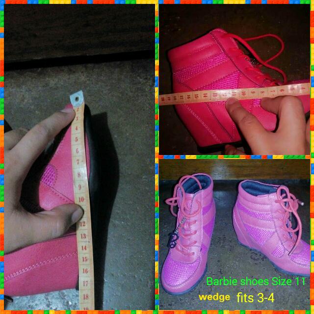 barbie wedge shoes