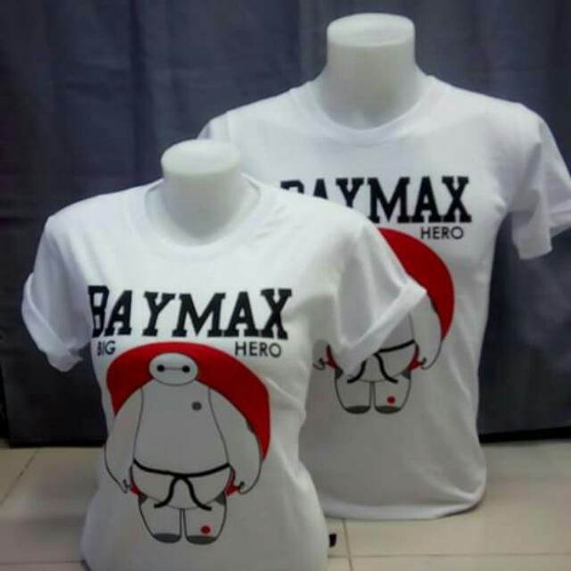 Couple T-shirt BAYMAX, Women's Fashion 