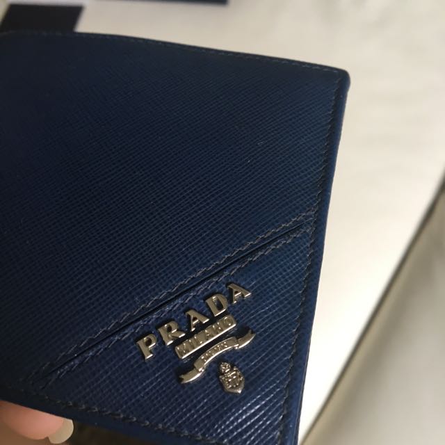 [Fast deal 480] Authentic Prada Wallet (men's) with Paper bag, Box