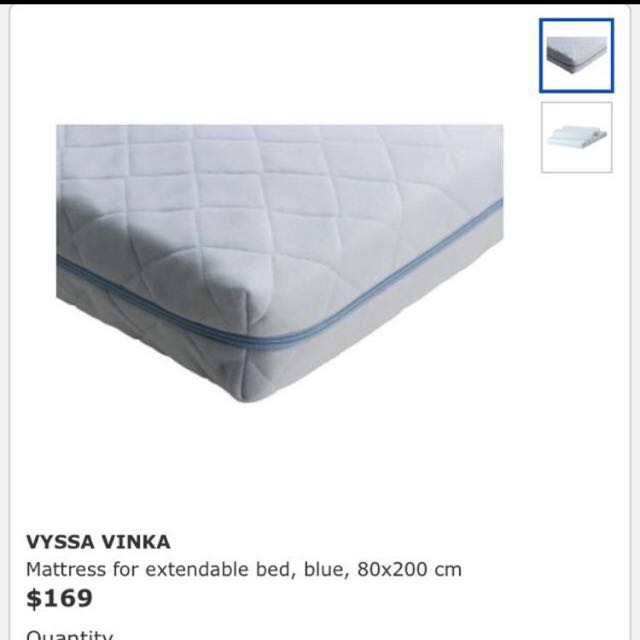 Ikea vyssa extendable mattress outlet