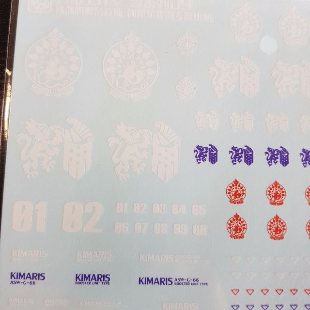 Iron Blooded Orphans Gjallarhorn Waterslide Decals, Hobbies & Toys