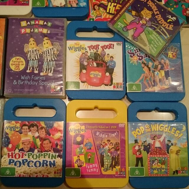 Kids DVD Collection The Wiggles, Bananas In Pyjamas And Hi5, Hobbies