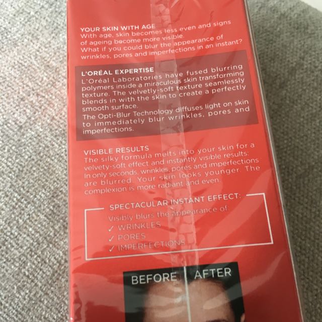 loreal revitalift magic blur finishing cream