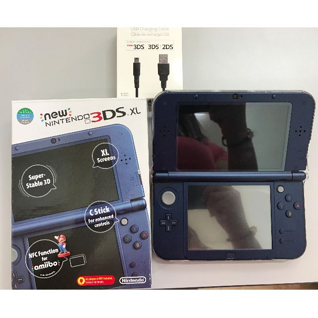New Nintendo 3 Ds Xl Metallic Blue New Nintendo 3DS XL (Metallic Blue), Video Gaming, Video Game Consoles
