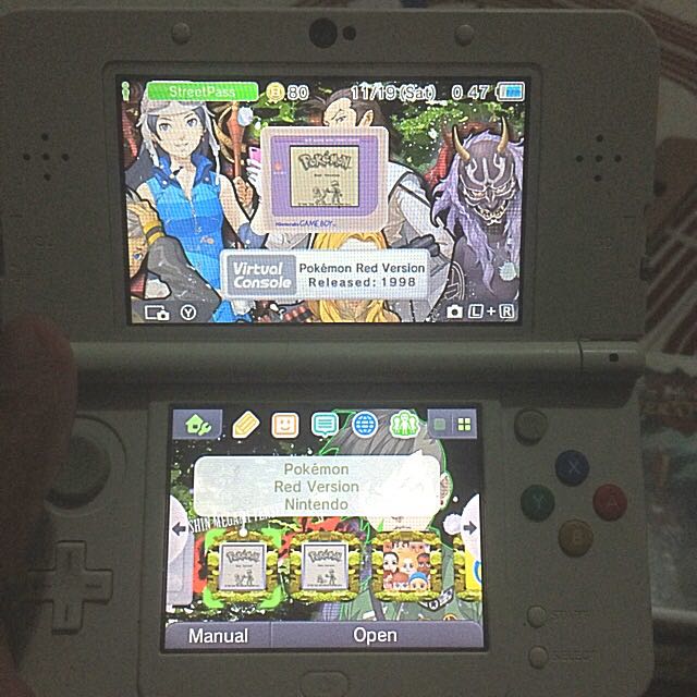 Nintendo 3DS Pokemon Red And Blue Version 20th Pokemon Anniversary