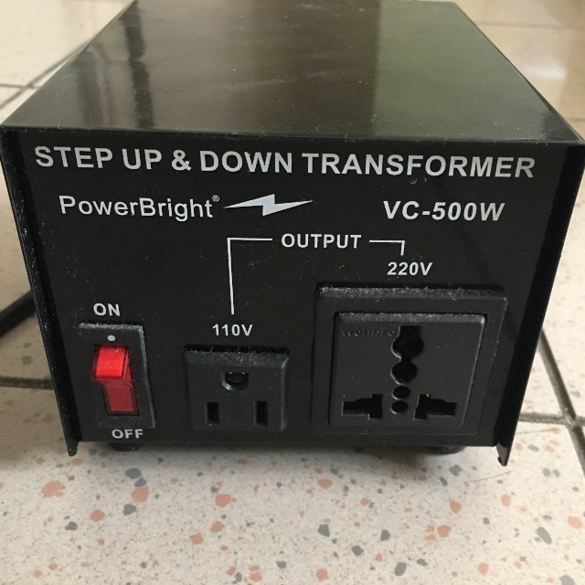 Power Bright VC500W 500 Watt Step Up Down Voltage Transformer
