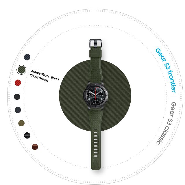 Samsung gear s3 active silicon band clearance