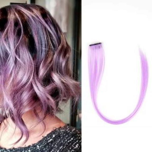 Strike Highlight Hair Clip Light Purple Olshop Fashion Olshop
