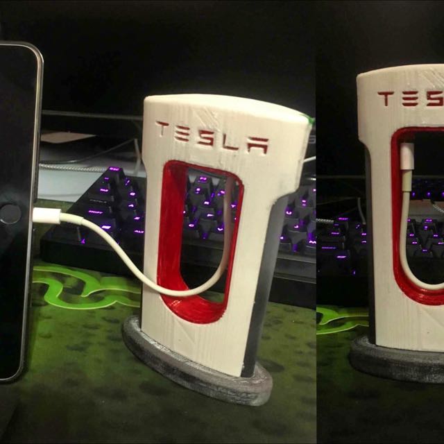 Tesla Supercharger Phone Charger Printed Electronics Others Photo