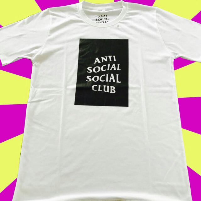 Tshirt Anti Social Social Club White Olshop Fashion Olshop