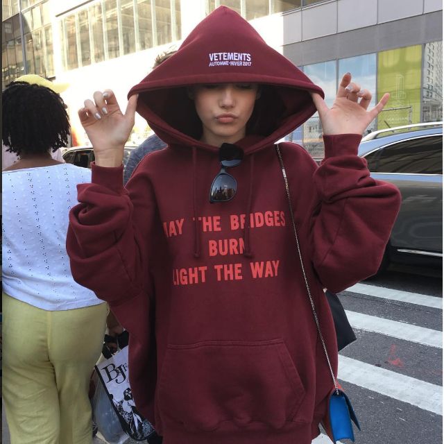 May the bridges i burn light the way hot sale vetements price