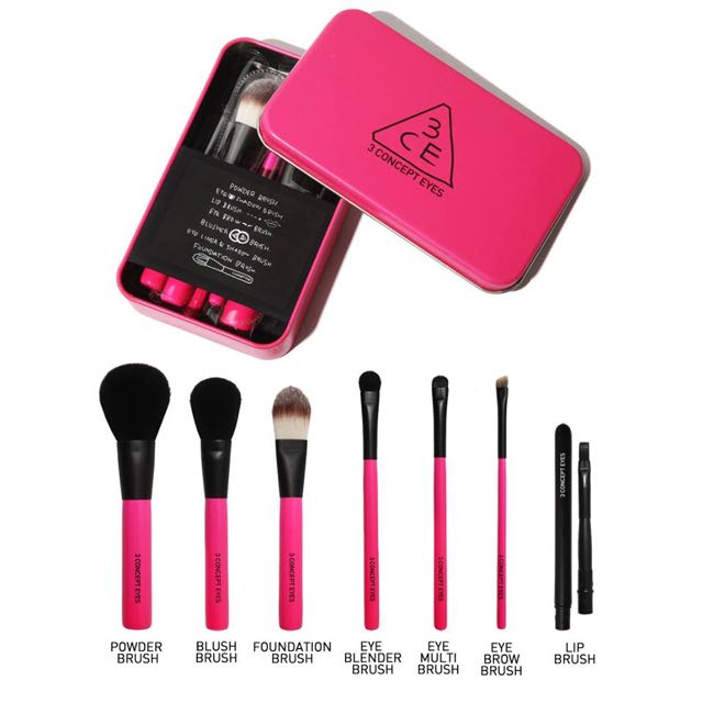 3ce Cosmetics Brush Set Health Beauty Makeup On Carousell