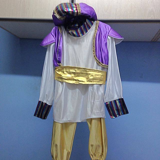 Arabian Aladdin Costume Babies Kids Boys Apparel On Carousell