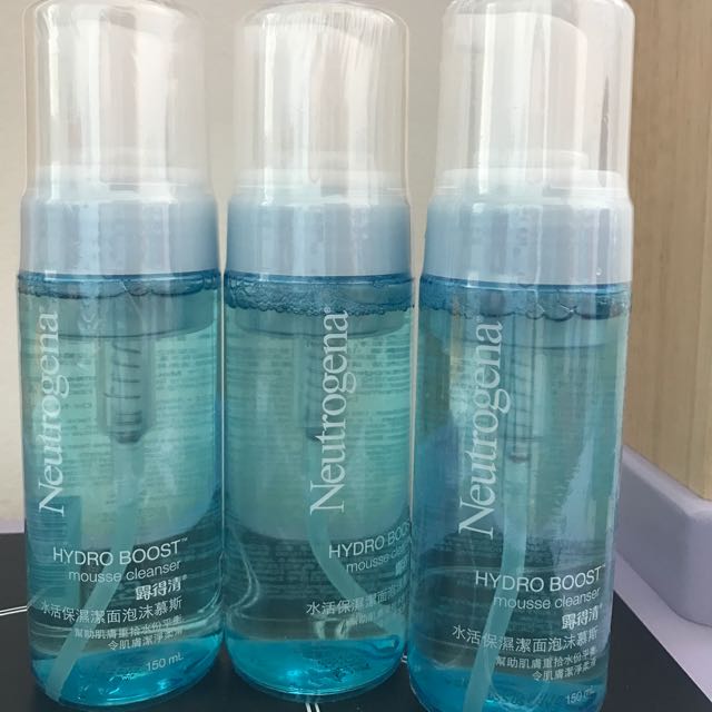 neutrogena hydro boost foaming cleanser