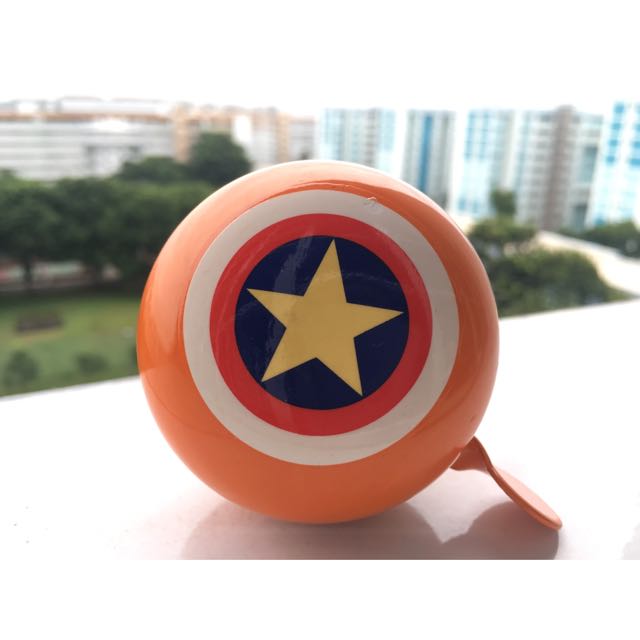 captain america bike bell