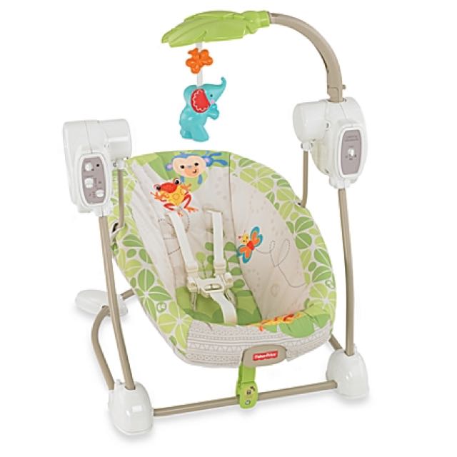 Fisher Price Rain Forest Friends Spacesaver Swing Seat