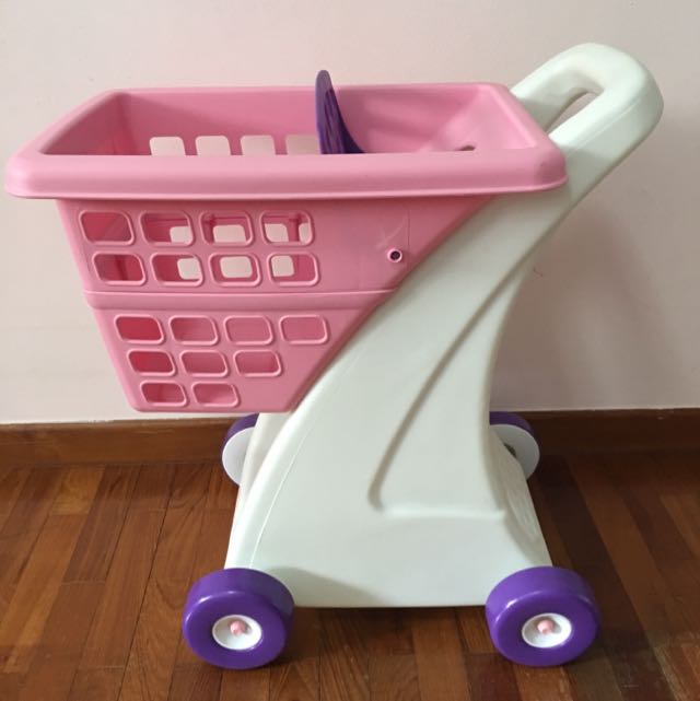 little tikes pink trolley