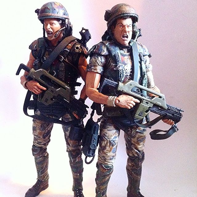NECA ALIENS Corporal Dwayne Hicks Private William Hudson 7