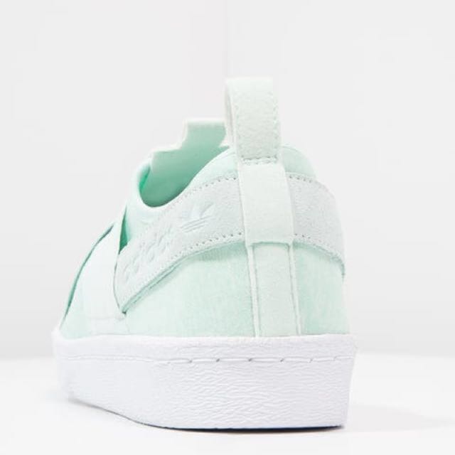 CLEARANCE SALE Superstar Slip On Mint Green Women s Fashion