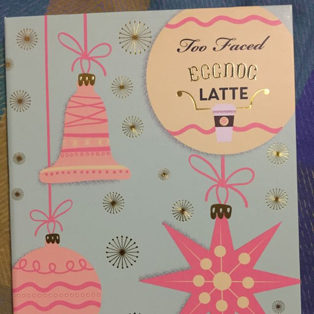 Too Faced Eggnog latte palette, Beauty & Personal Care, Face, Makeup on
