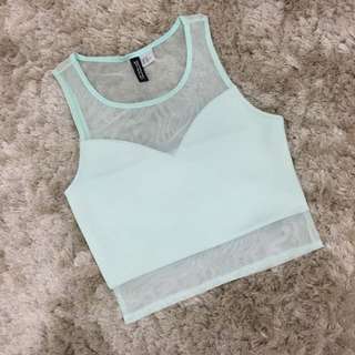 HnM Mesh Crop Top
