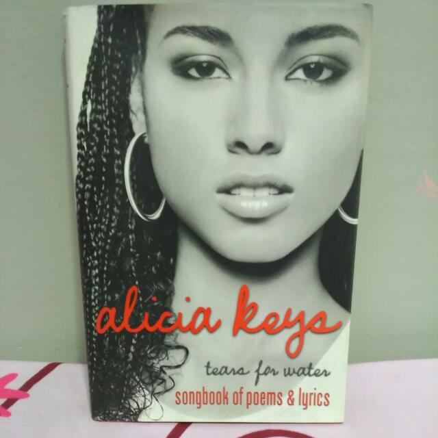 Alicia Keys Poetry Book Tears For Water Books Stationery Fiction On Carousell