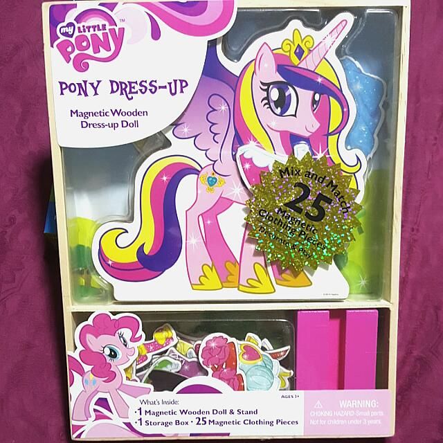 my little pony magnetic dress up