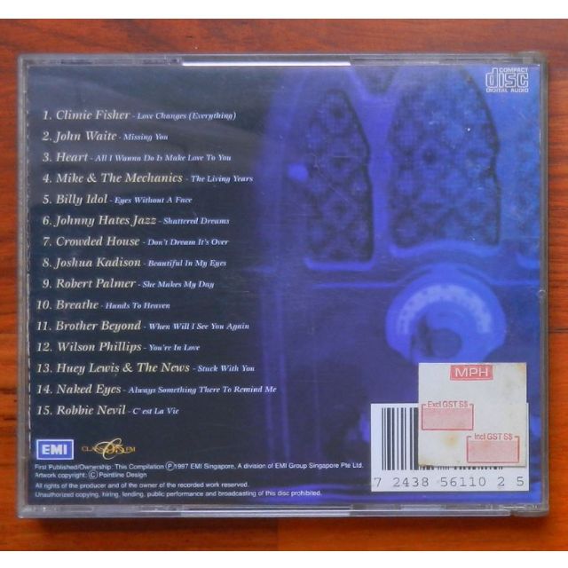  cd class 95 fm love songs volume 3 hobbies toys music media