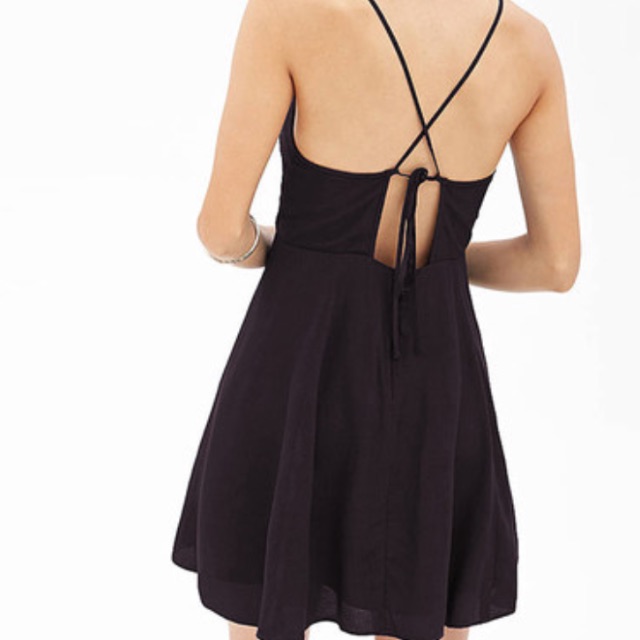 criss cross back summer dress