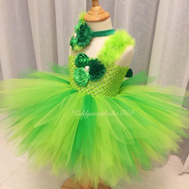 tinkerbell tutu dress for baby