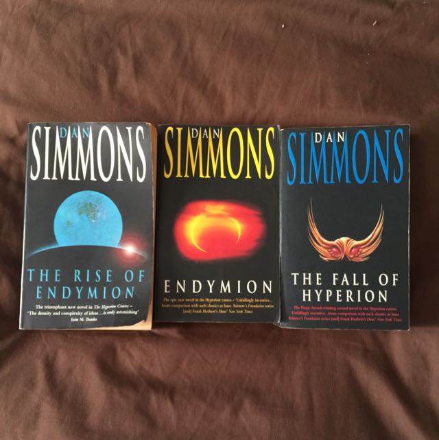 Dan Simmons Books Hyperion And Endymion Books Stationery Fiction On Carousell