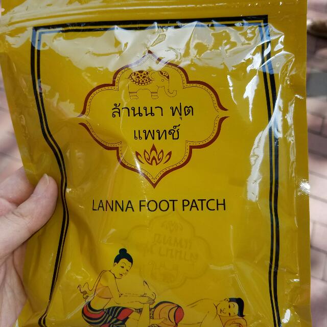 泰国lanna足贴纯天然植物配方祛湿助眠便秘养生驱寒缓解疲劳