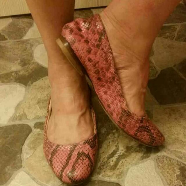 massimo dutti snakeskin shoes