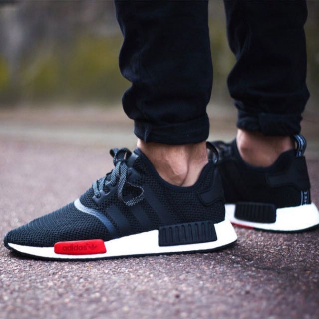 NMD R1 Black/Red (Footlocker Exclusive 