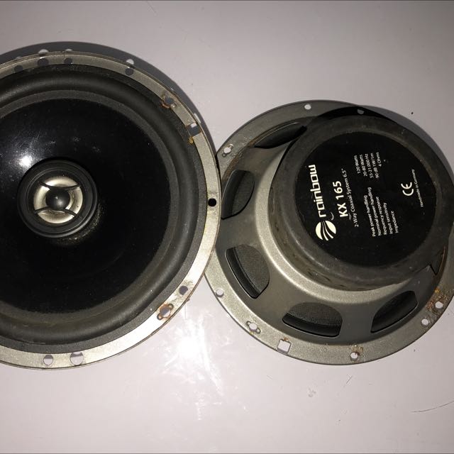 Rainbow KX 165 2 Way Coaxial Speakers, Car Accessories on Carousell