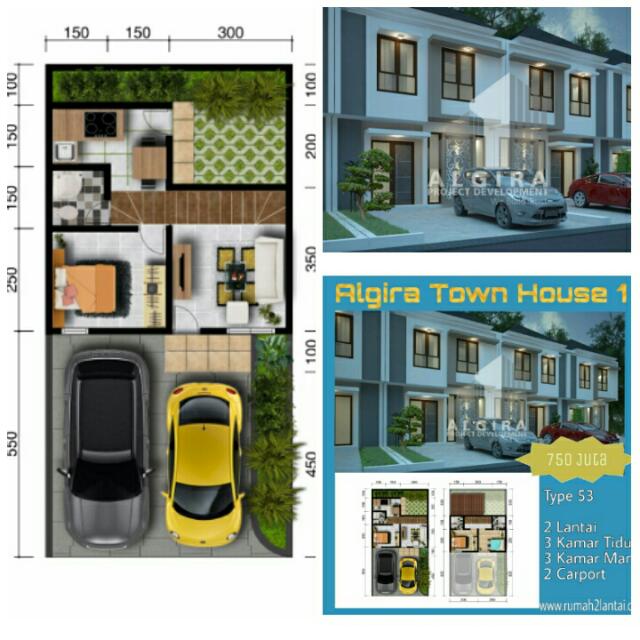 Rumah Mewah 2 Lantai Harga 1 Lantai Properti Dijual Di Carousell