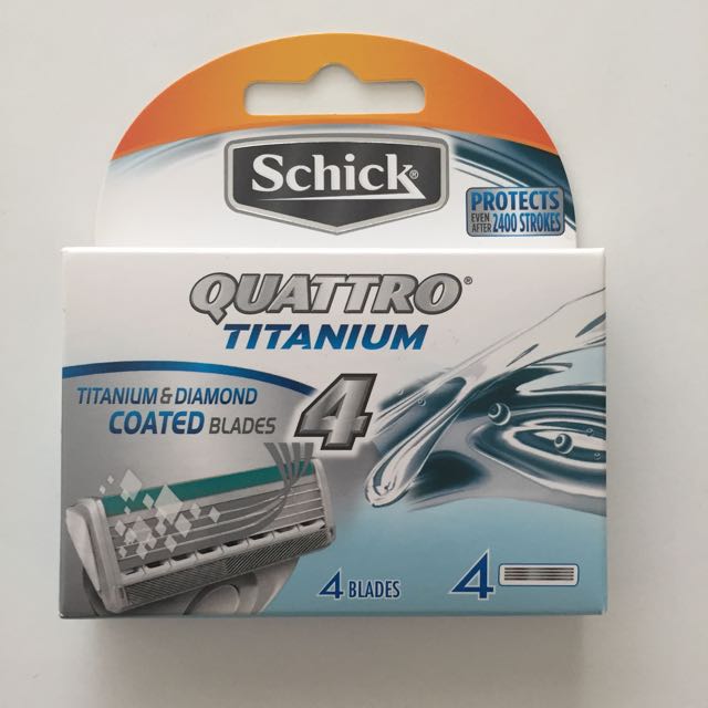 Schick Sword Quattro Titanium Blades, Beauty & Personal Care, Men's